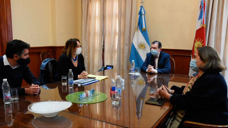 Zamora recibió a autoridades del Ministerio de Salud de la Nación