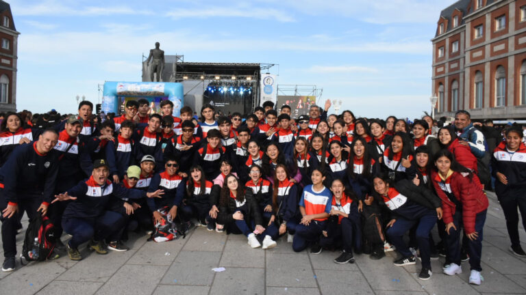 Santiago del Estero estuvo presente en la inauguración de los Juegos Evita 2022