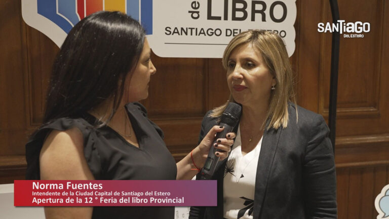 La intendente Norma Fuentes expresó sus expectativas en la 12° edición de la Feria del Libro