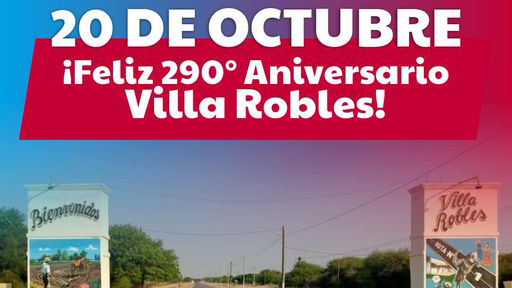 Villa Robles cumple sus 290° Aniversario