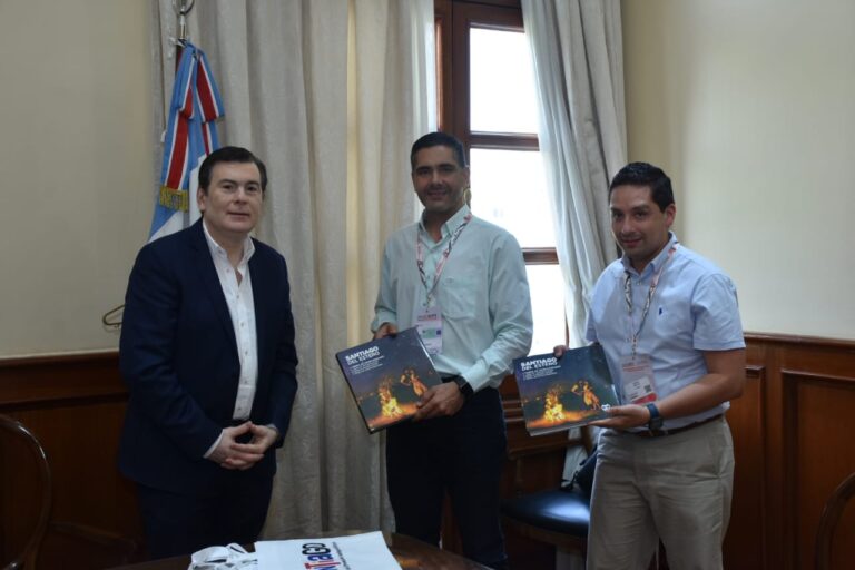 Zamora recibió al presidente de la Fexpo Cruz y a representantes de Bolivia