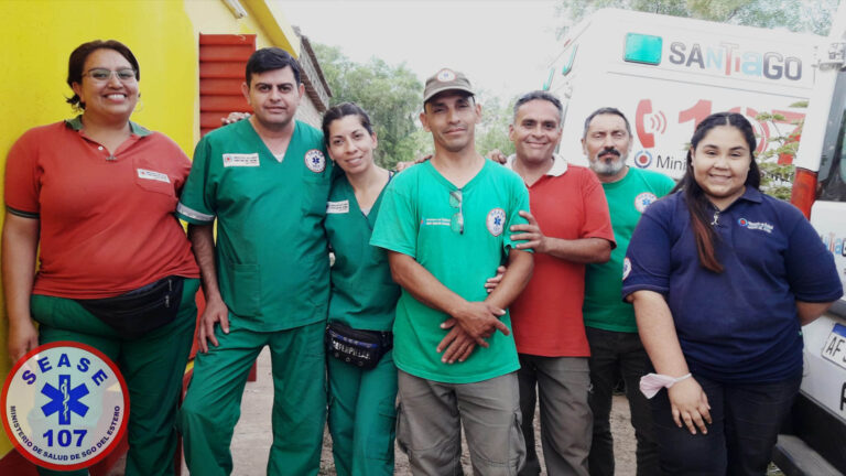 El SEASE 107 realizó el operativo sanitario en San Esteban y Sumamao