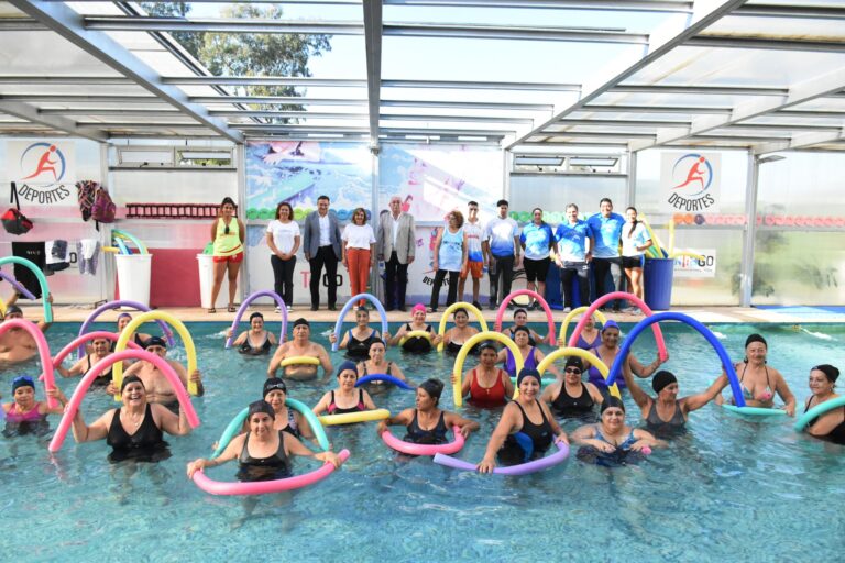 Brindan clases gratuitas de Aquagym en el Polideportivo Provincial