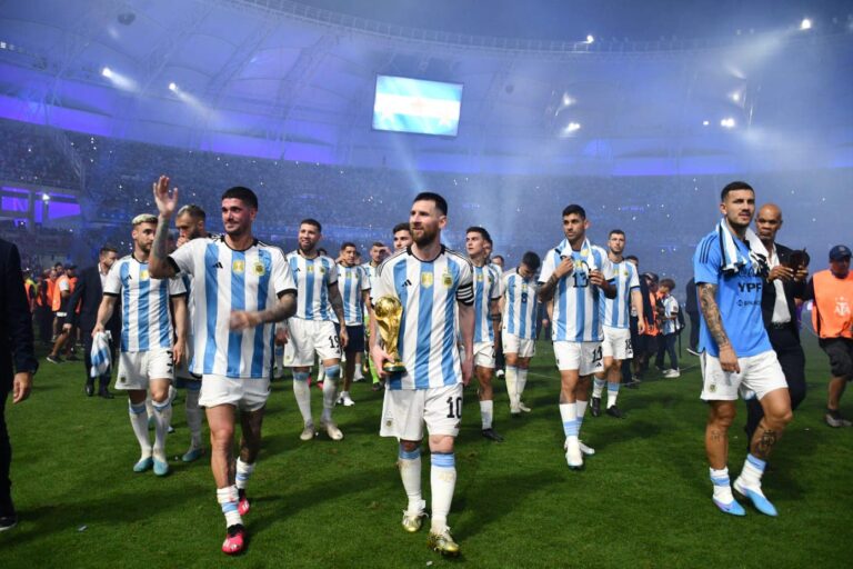 Las mejores imágenes de la histórica presentación de la Selección Argentina en Santiago del Estero
