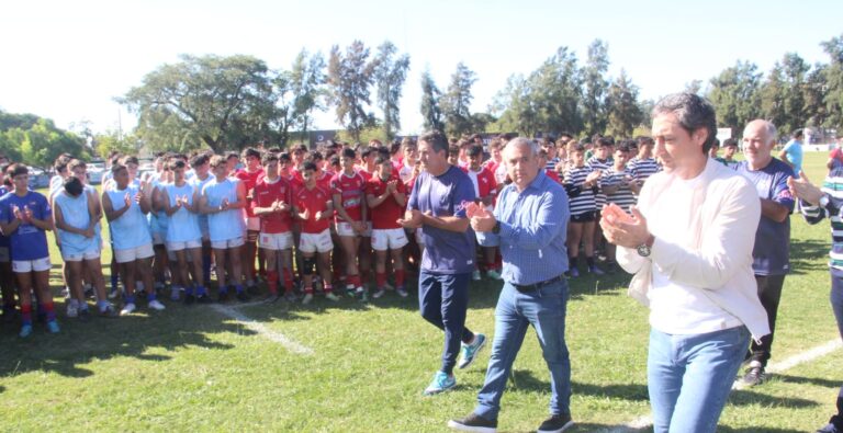 Autoridades del Gobierno Provincial encabezaron la apertura del Torneo de Rugby