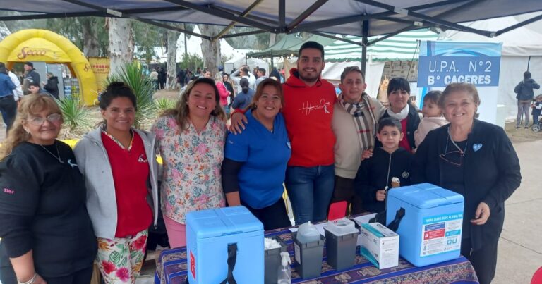 Vacunarán contra la gripe durante todo el mes de julio en la Feria Artesanal