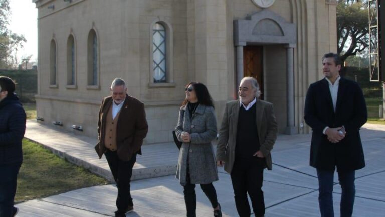 Visitaron el Parque del Encuentro, el director del Centro Ana Frank en Argentina y la Rabina Chemen