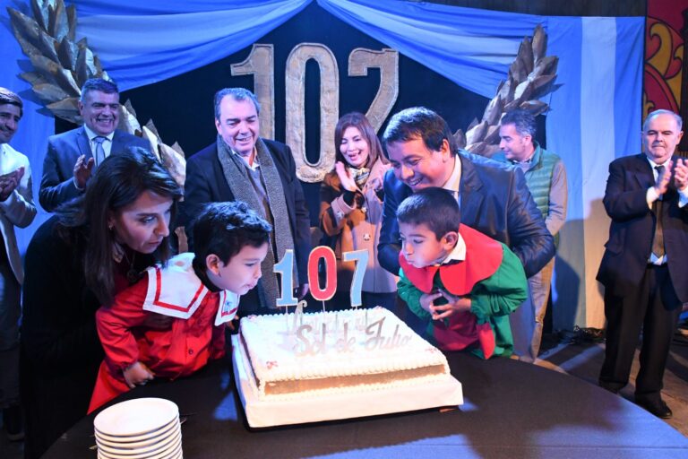 Sol de Julio festejó sus 107 años con la inauguración de un espacio de primera infancia