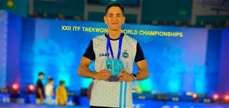 El santiagueño Matías Ríos Olivero se consagró Campeón del Mundo en Taekwondo ITF