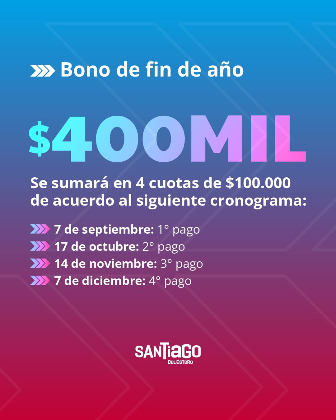 Gerardo Zamora anunció una recomposición salarial de $55 mil pesos y un ...