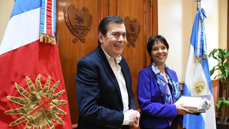 El Gobernador Zamora recibió a Mercedes Marcó del Pont