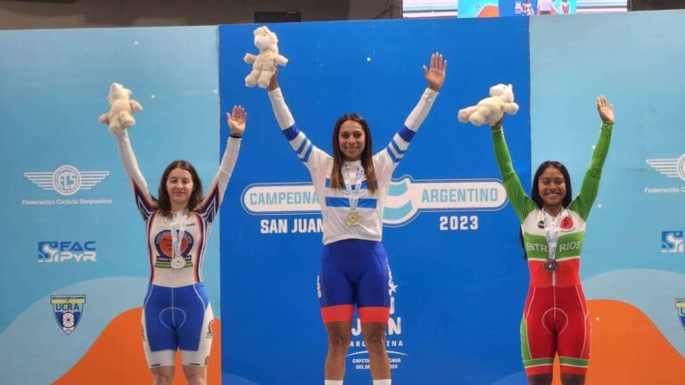 La santiagueña Natalia Vera se consagró campeona en Ciclismo de Pista en San Juan