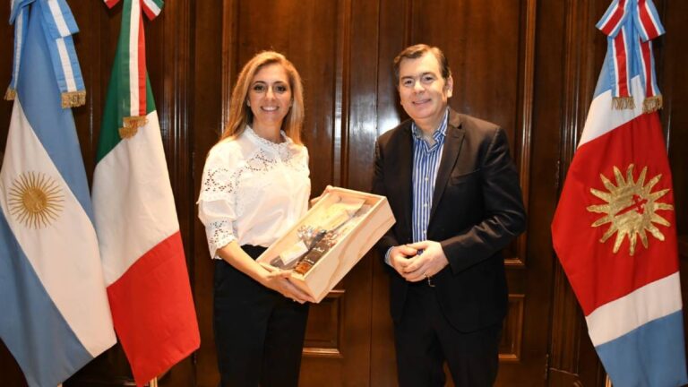 El mandatario provincial recibió a la cónsul de Italia en Córdoba