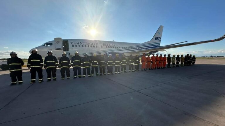 Arribó a la provincia el avión hidrante para la lucha contra incendios