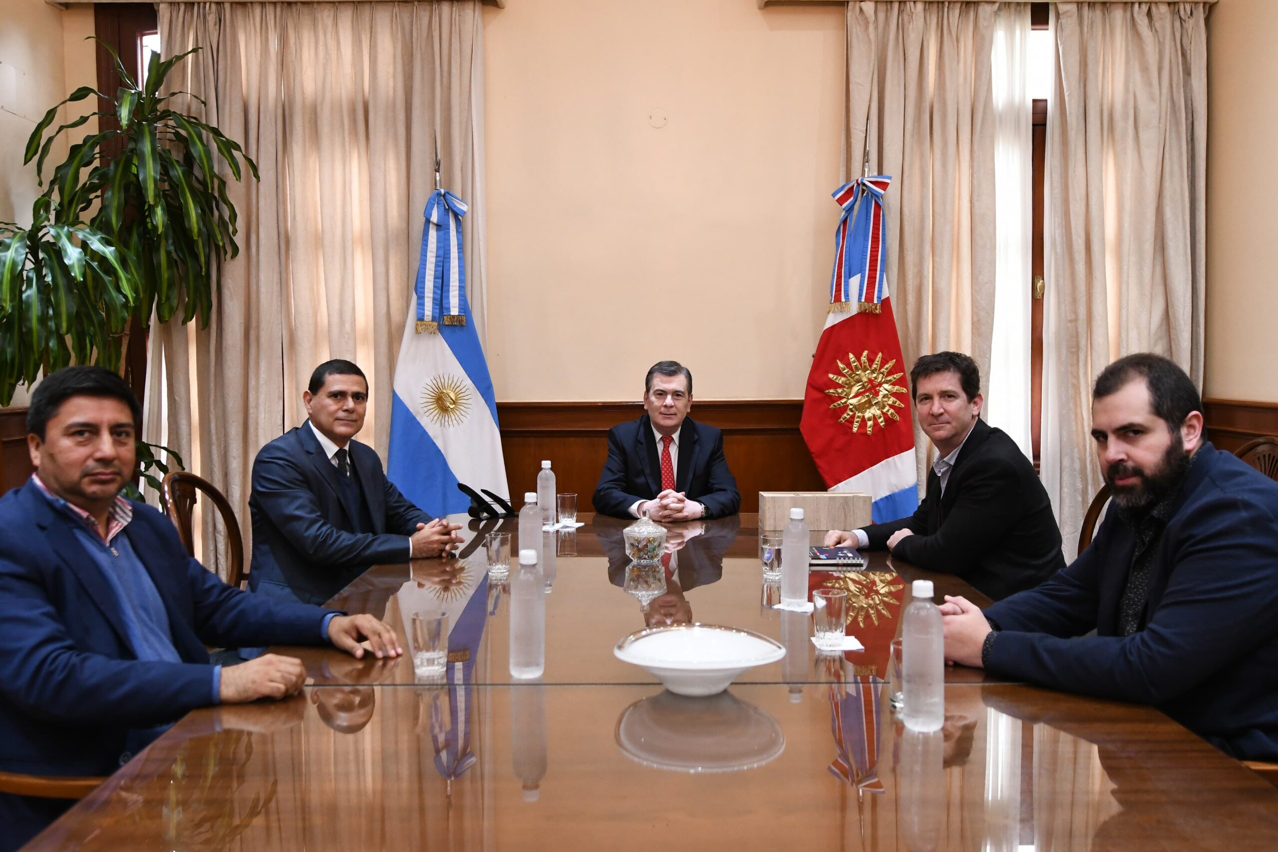 El Gobernador Zamora recibió al director de Cepal Argentina