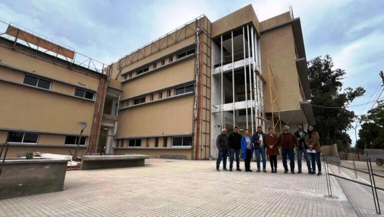 La obra del Centro Judicial de Monte Quemado exhibe un notable avance