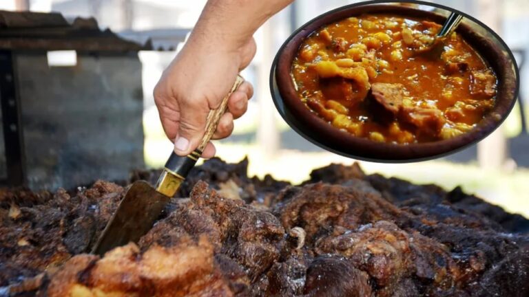 Sumampa disfrutó del tradicional locro criollo y asado con cuero