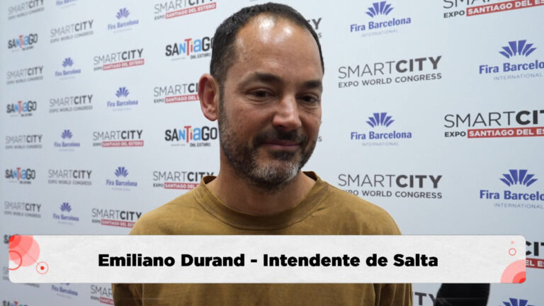 El intendente de Salta destacó el potencial del SmartCity Expo Santiago