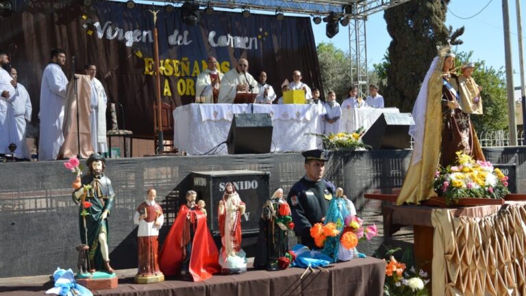 Campo Gallo celebró la misa central en honor a Nuestra Señora del Carmen