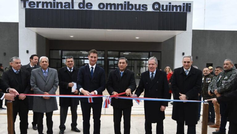 Quimilí celebró un nuevo aniversario con la inauguración de obras