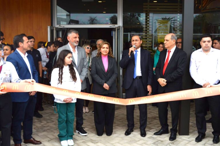 Silva Neder participó de la inauguración de un nuevo local de Mc Donald’s que generará más de 90 puestos de trabajo