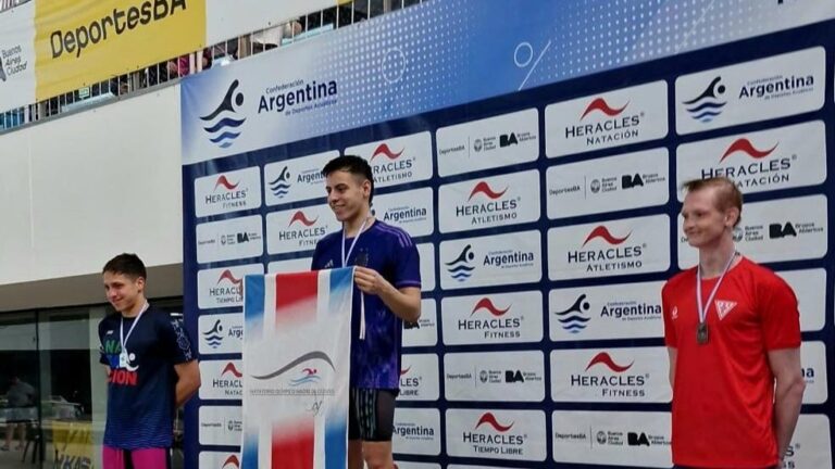 Matías Sosa González fue convocado para integrar la Selección Nacional de Natación