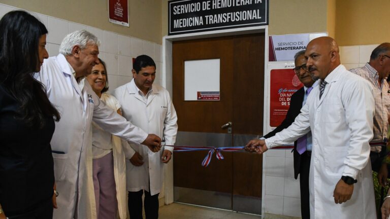 La ministra Nassif inauguró el Servicio de Hemoterapia y Medicina Transfusional en el Hospital Zonal de Loreto