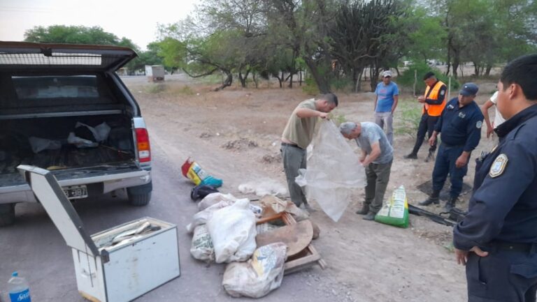 La Dirección de Bosques y Fauna lleva adelante múltiples operativos contra la pesca ilegal