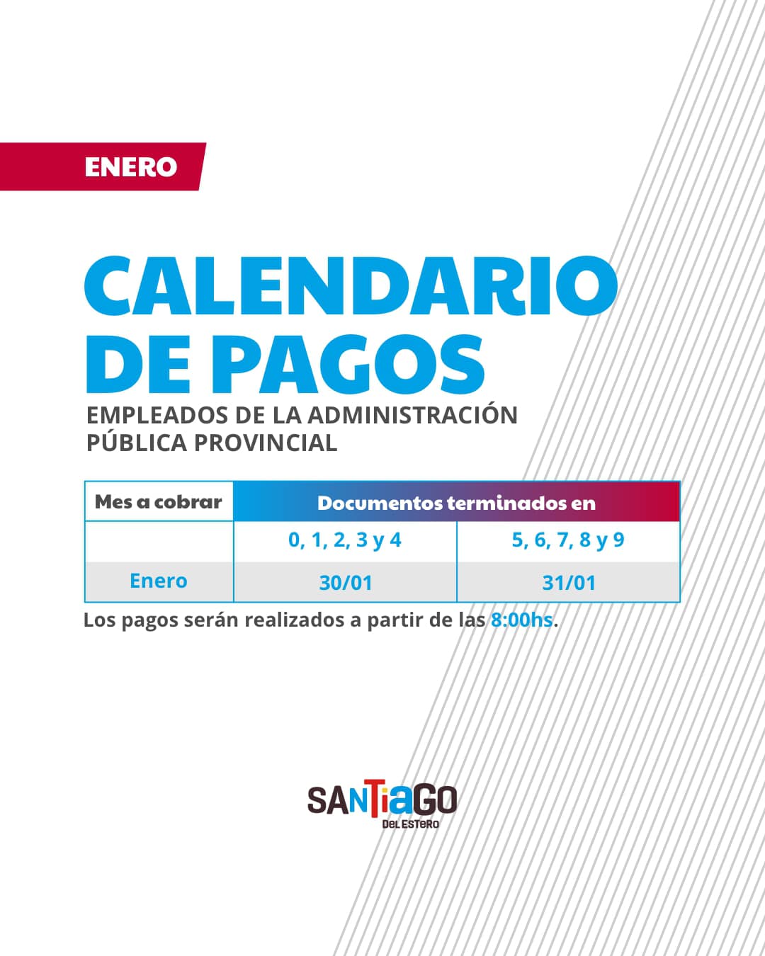 Anunciaron el cronograma de pagos de sueldos para la administración ...