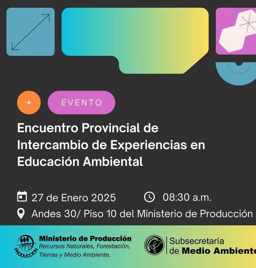 Por e Día Mundial de la Educación Ambiental se realizará un Encuentro Provincial de Intercambio de Experiencias