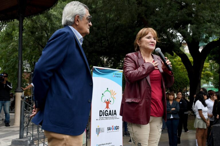 Se realizó el lanzamiento oficial de la 36° Campaña Anual de Abordaje Integral de adicciones en Plaza Libertad