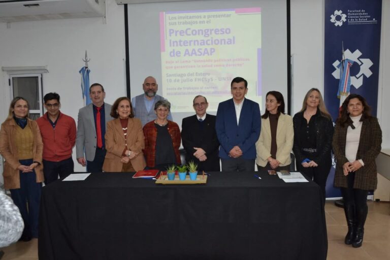 Autoridades provinciales participaron del PreCongreso Internacional de Salud Pública en la UNSE