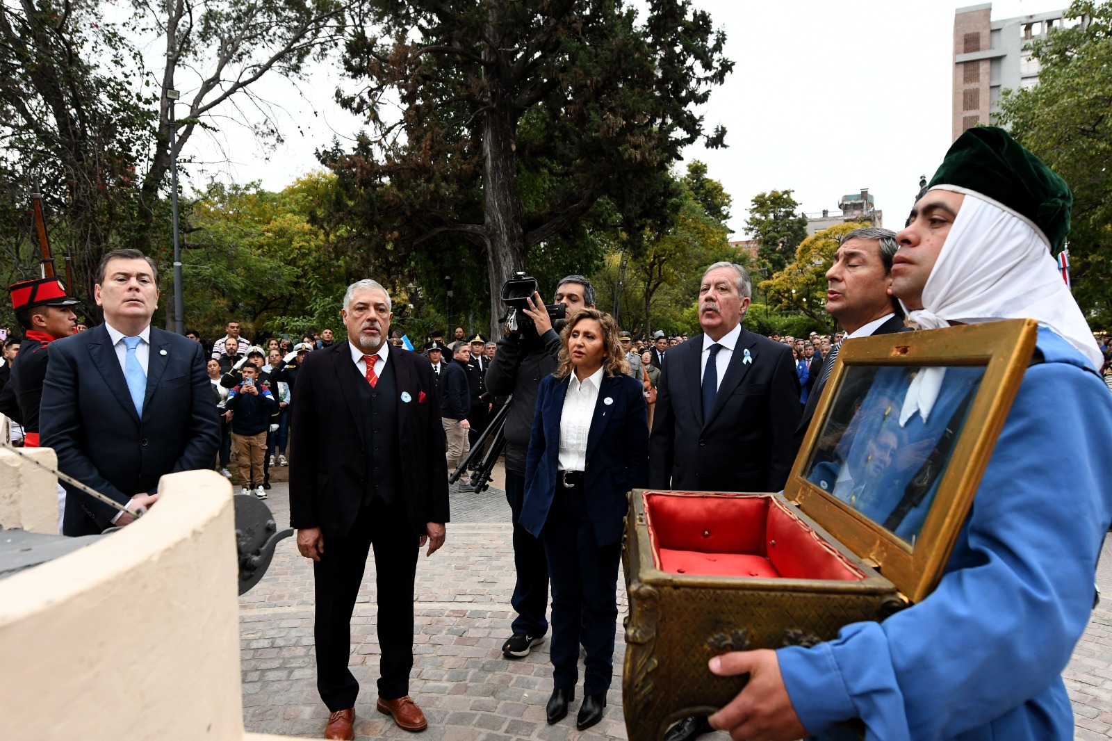 Zamora encabezó el acto central por el Día de la Independencia