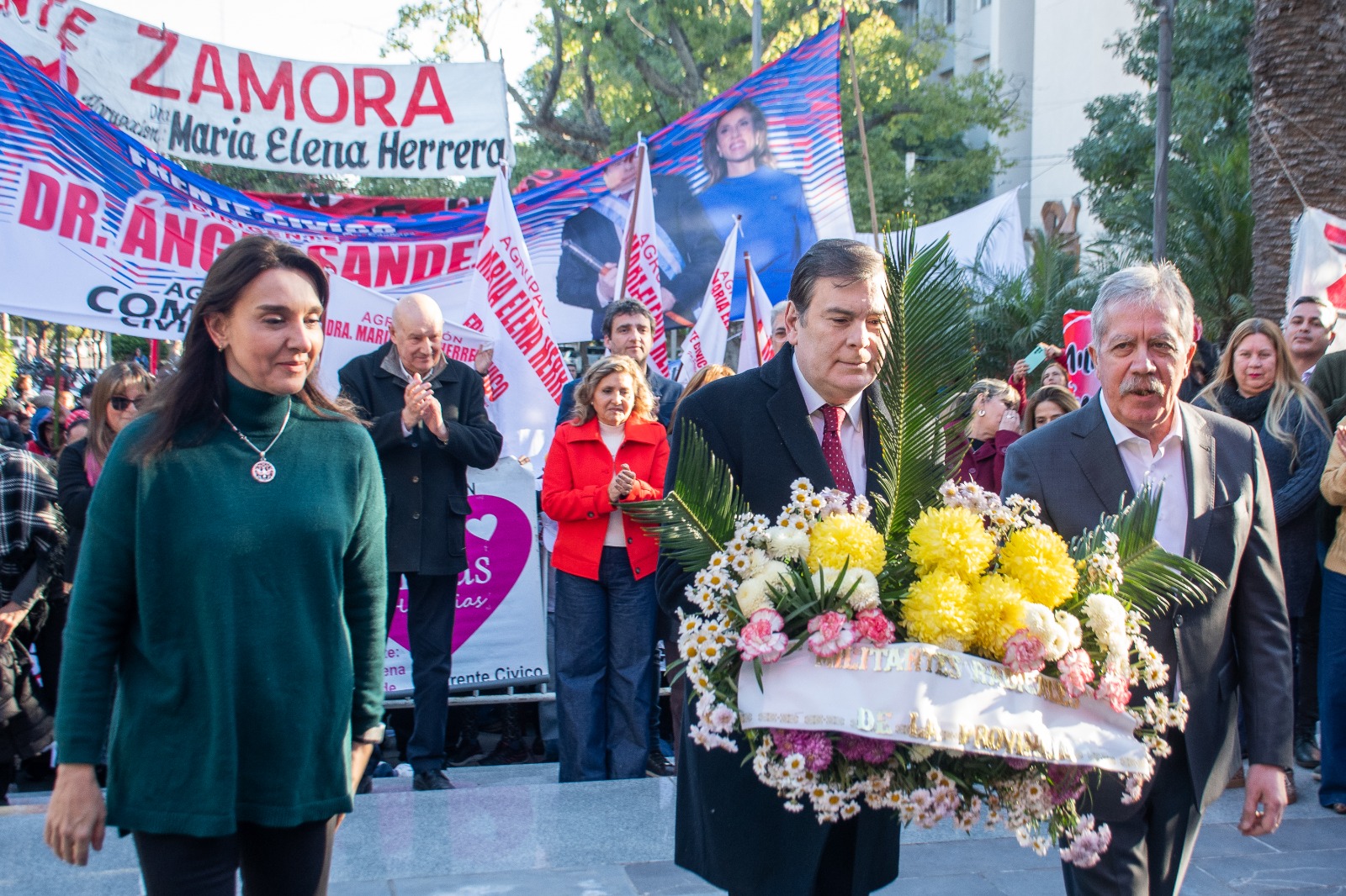 Emotivo acto por los 92 años del fallecimiento de Hipólito Yrigoyen