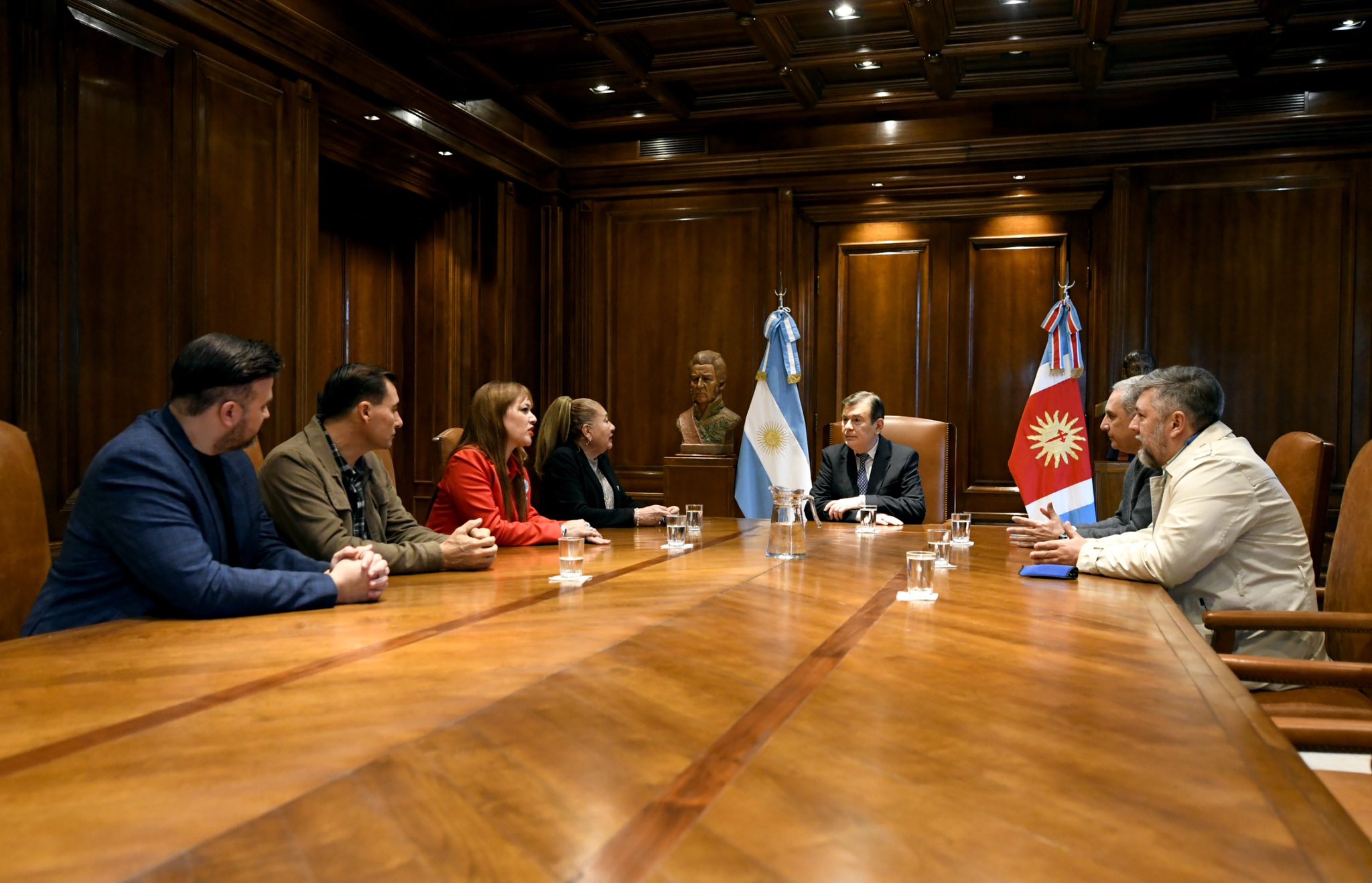 El Gobernador Zamora recibió a la directora de la Fundación Beraca en Casa de Gobierno