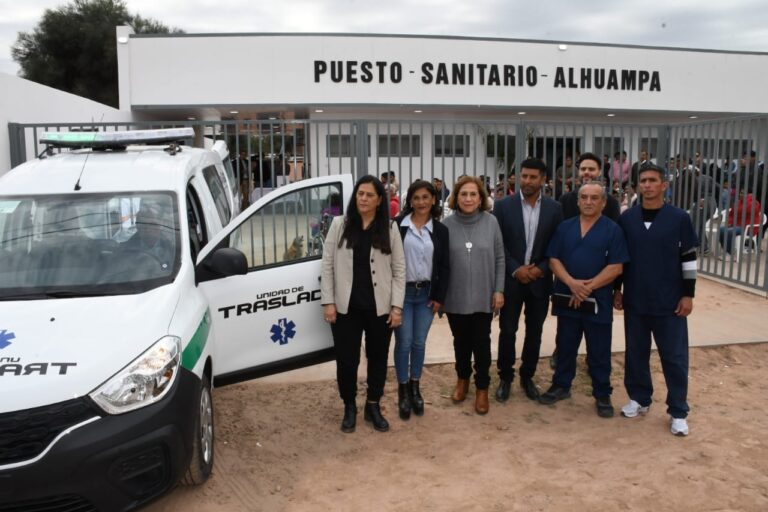 La Ministra Natividad Nassif inauguró el nuevo puesto sanitario en Alhuampa