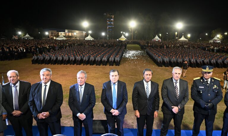 Zamora participó del Acto de Egreso de 537 agentes de Policía