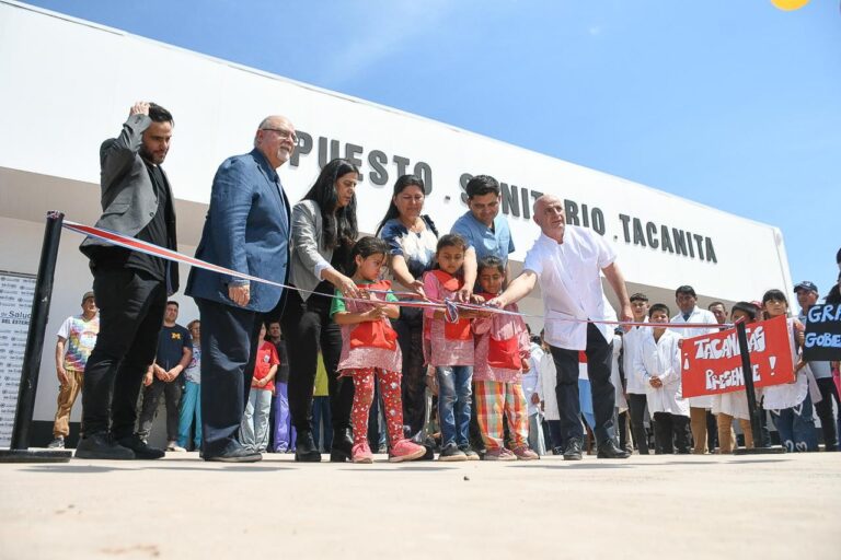 Inauguran un nuevo puesto sanitario en la localidad de Tacañitas