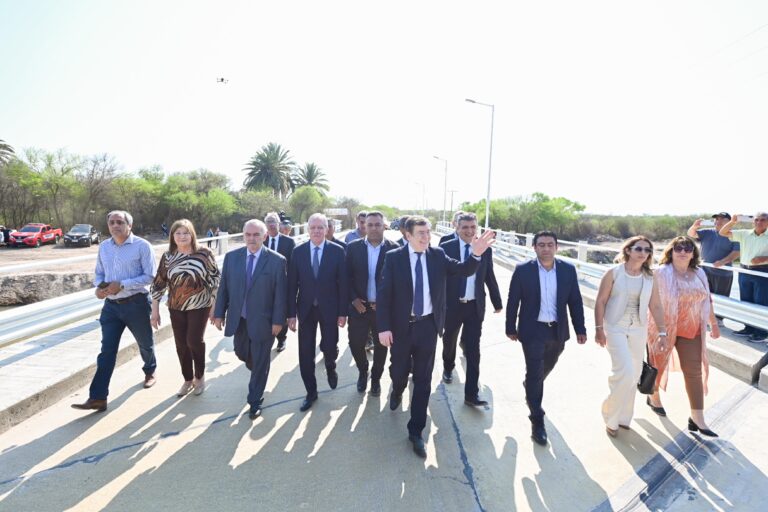 Quedó inaugurada la obra de pavimentación del corredor entre la Ruta Provincial N° 1 y la Ruta N°34 vieja