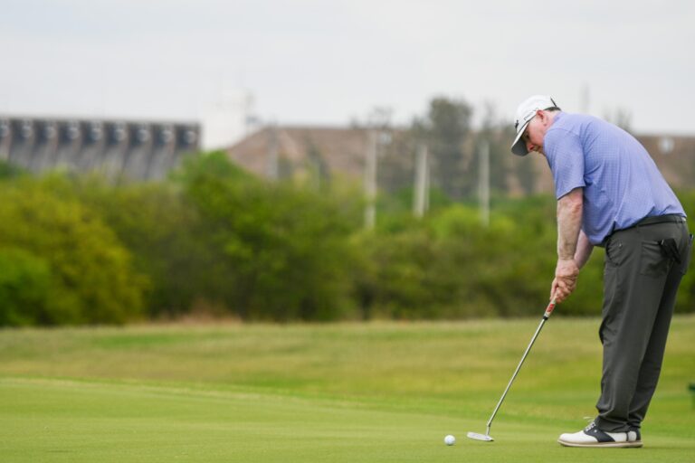 Andrés Gallegos quedó puntero en la segunda vuelta en el 11° Torneo de Golf “Andrés Romero Invitational”