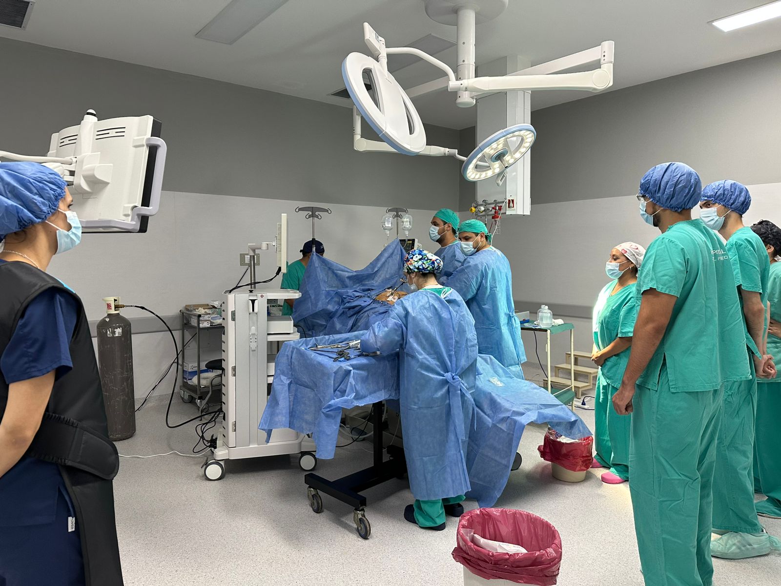 En el nuevo Hospital de Pinto se realizaron las primeras cirugías