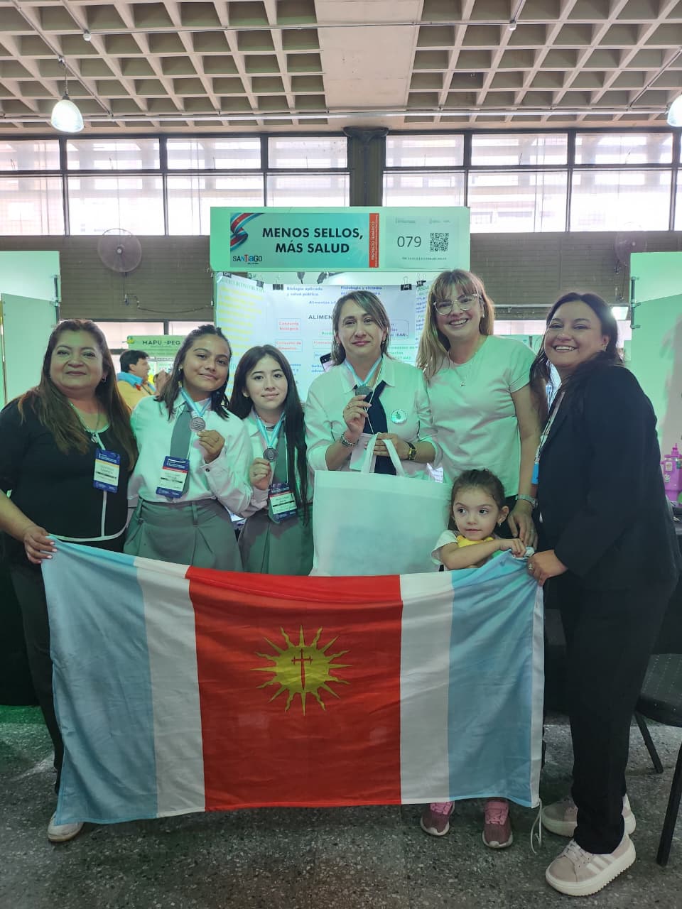 Los representantes santiagueños en la última fase de la Feria Nacional de Ciencia y Tecnología 2025 se alzaron con importantes premios