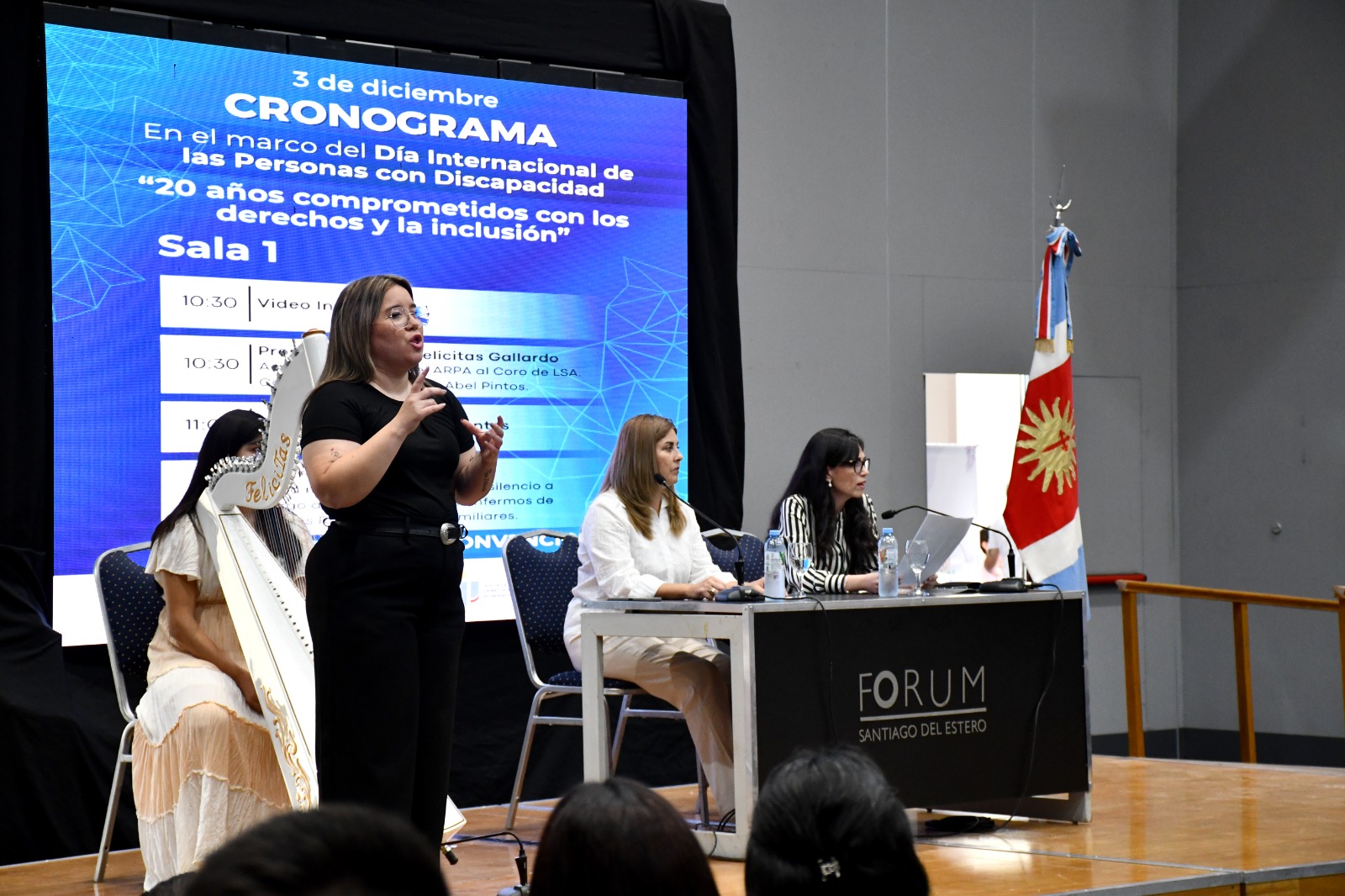 Emotivo acto para el Día Internacional de Personas con Discapacidad en el Fórum