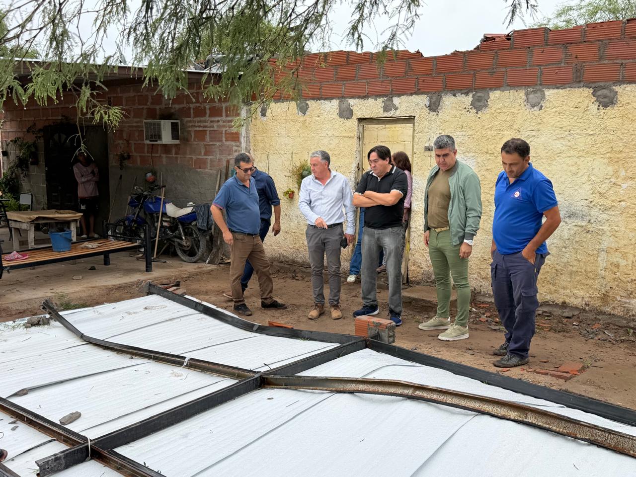 El Gobierno provincial trabaja en las zonas afectadas por la crecida y los fenómenos climáticos