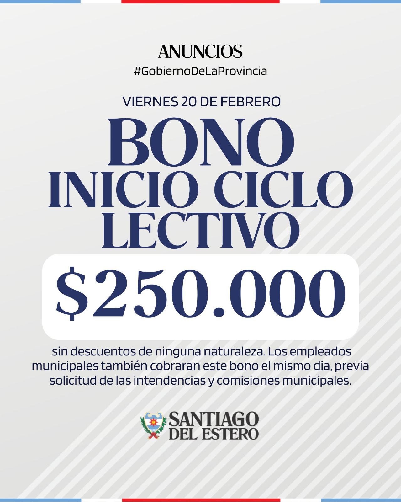 El Gobernador Elías Suárez anunció un aumento salarial del 42,4% y ...