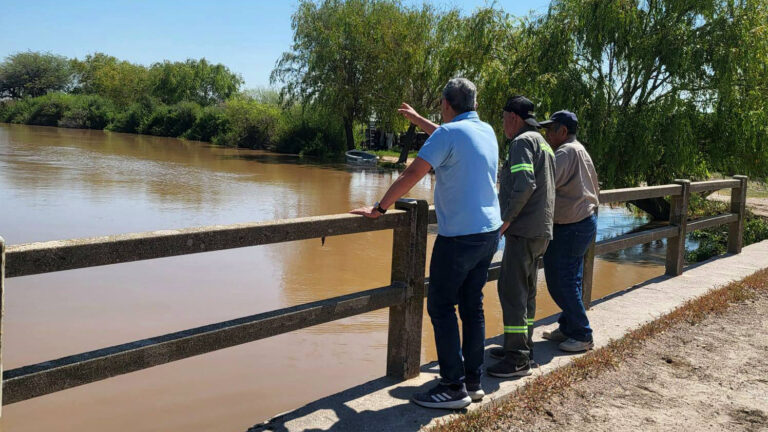 El Gobierno provincial mantiene el monitoreo del puente Paso de la Cina sobre la Ruta Provincial N° 15