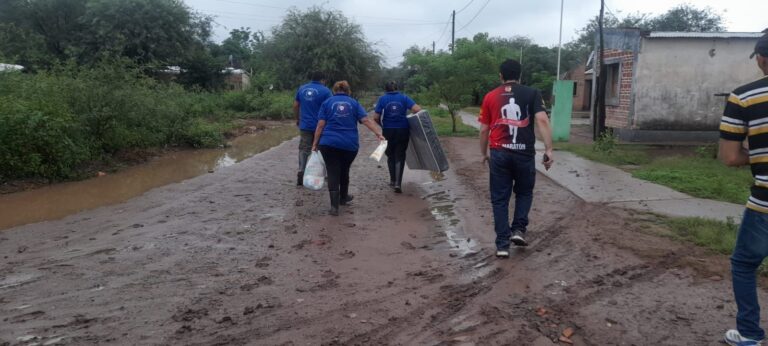 El Gobierno Provincial continuá con el acompañamiento directo a familias afectadas por el temporal