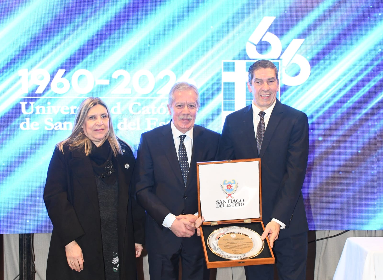 El Gobernador Elías Suárez participó del acto por el 66°aniversario de la Ucse