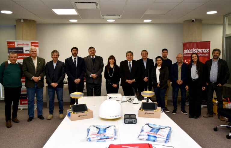 Catastro de la provincia para fortalecer la gestión territorial incorporó equipos de navegación de última generación