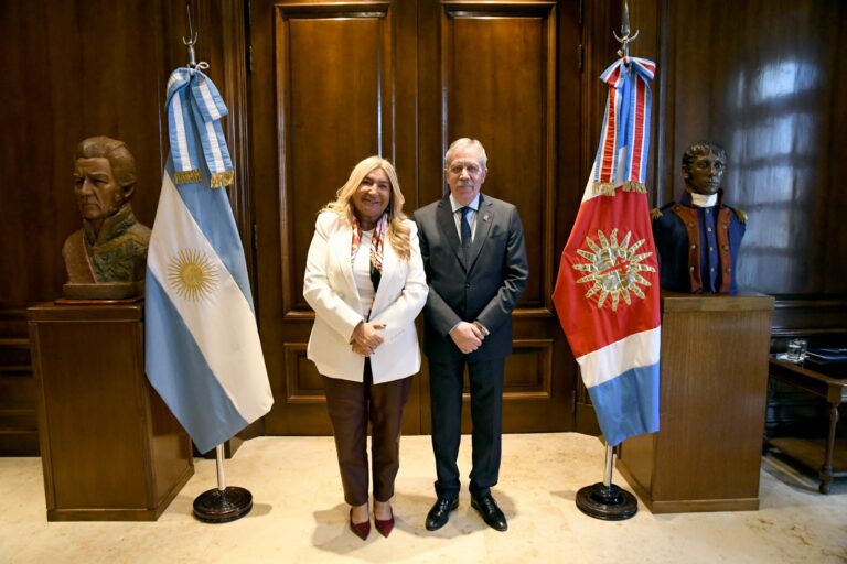 Suárez recibió a la presidenta de la Federación Argentina de la magistratura y la Función Judicial